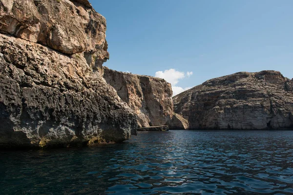 Blauwe grot, een boottocht. Malta — Stockfoto