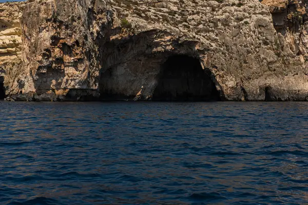Blauwe grot, een boottocht. Malta — Stockfoto