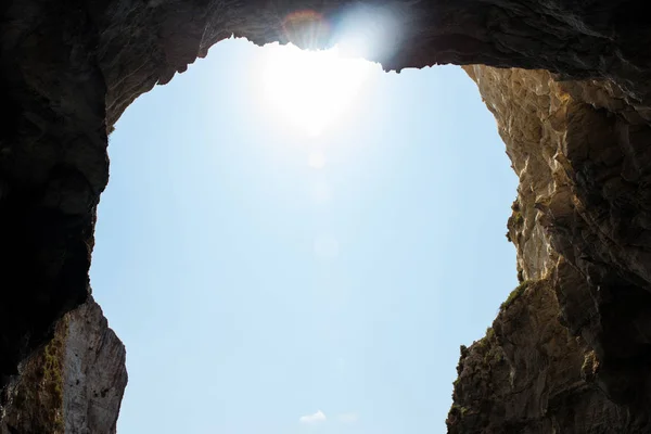 Grotte marine. Grotta blu, Malta — Foto Stock