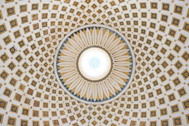 Mosta, Malta Rotunda kubbe iç detay
