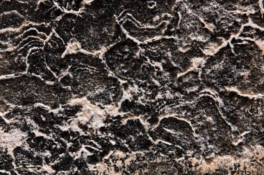 Antika aşınmış kireçtaşı duvar doku