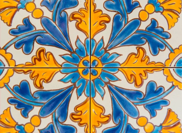 马耳他的瓷砖的细节 — 图库照片