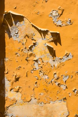 Doku arka planını bir peeling turuncu Boya