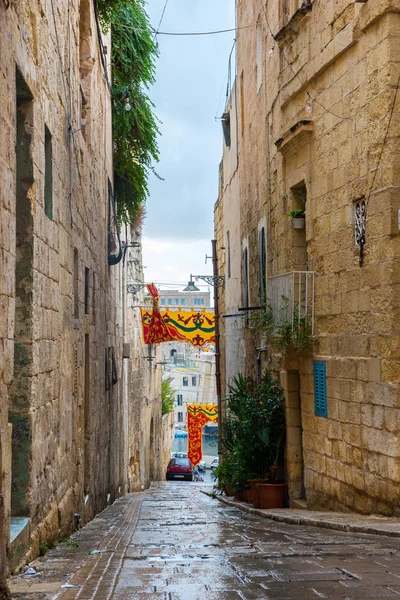 Valletta sokaklarında bir dini bayram sırasında