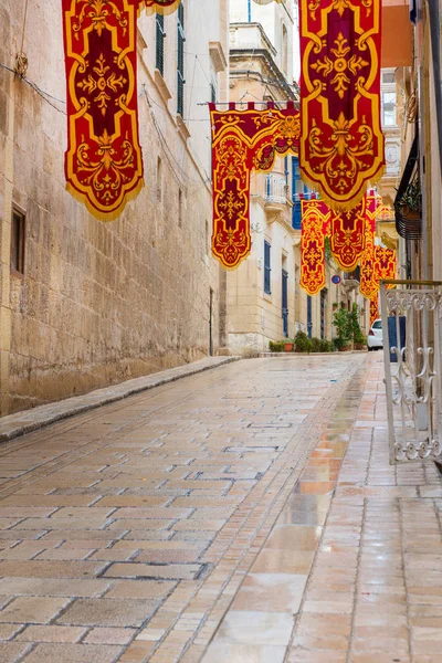 Valletta sokaklarında bir dini bayram sırasında