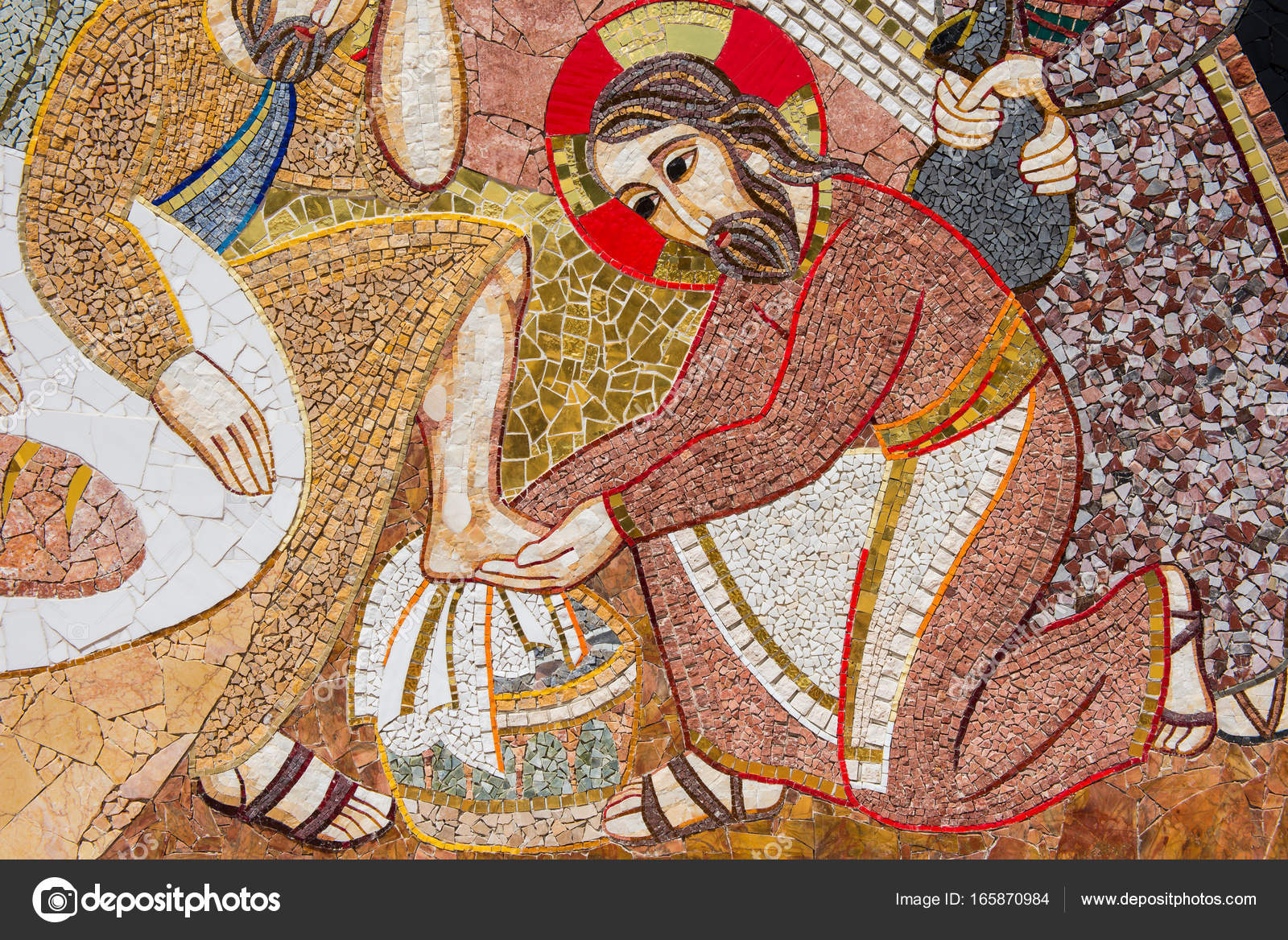 Religious Christian Mosaics In Ta Pinu Malta Stock Editorial Photo Salajean 165870984