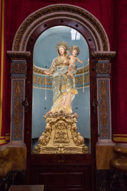 Mosta rotunda kubbe iç. Malta