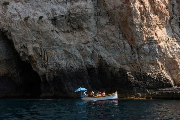 Blauwe grot boottocht, Malta — Stockfoto