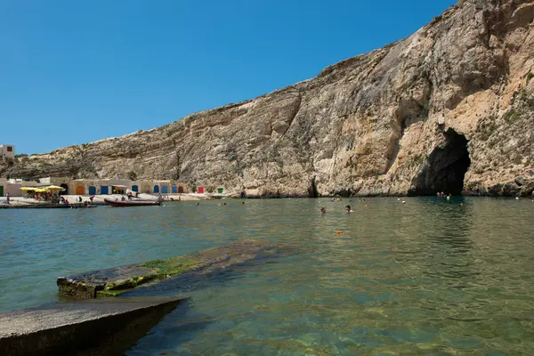 Vnitrozemské moře, Dwejra, Ostrov Gozo, Malta — Stock fotografie