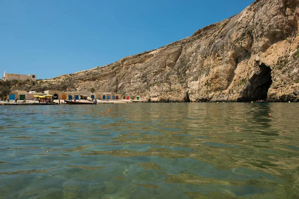 Vnitrozemské moře, Dwejra, Ostrov Gozo, Malta — Stock fotografie
