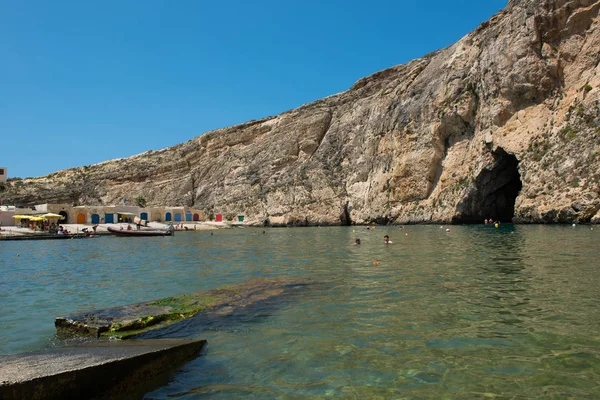 Внутреннее море, Двейра, остров Гоцо, Мальта — стоковое фото