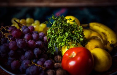 lezzetli meyve ve sebze 