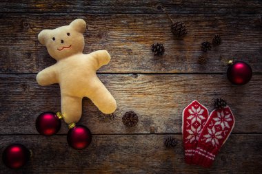 Süslemeli Noel arkaplanı