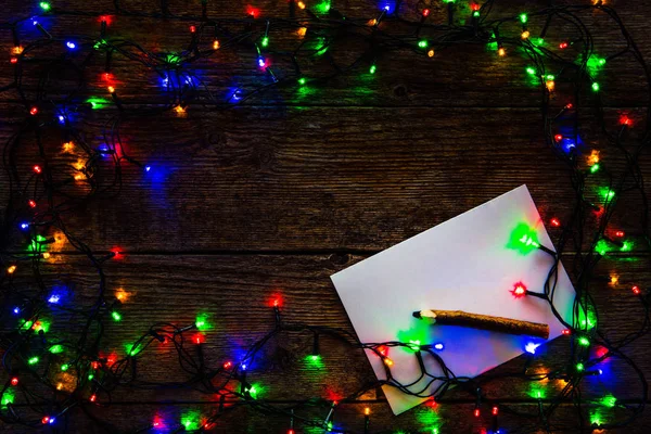 Luz decorativa do Natal — Fotografia de Stock