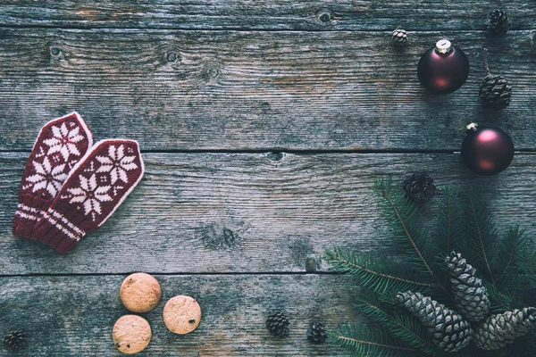 Colección de objetos de Navidad, adornos, regalos y regalos — Foto de Stock