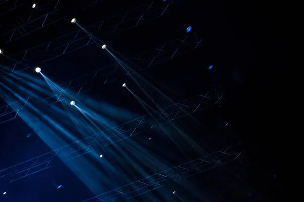 青の舞台照明 — ストック写真