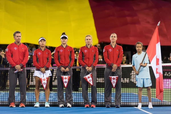 Tennis match invigningen — Stockfoto