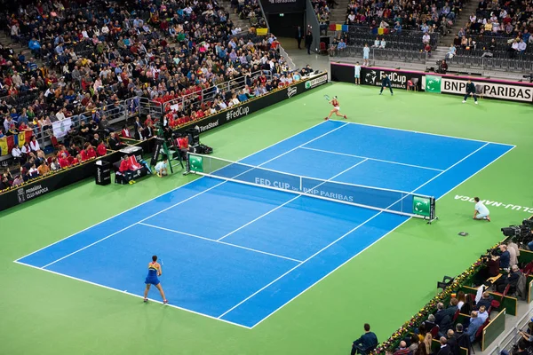 Pista de tenis cubierta — Foto de Stock