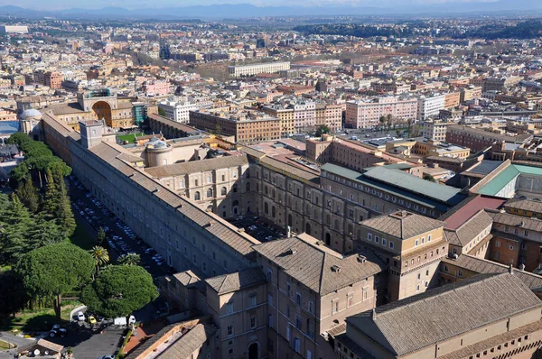 イタリア ローマ市の空中ドローン ビュー — ストック写真