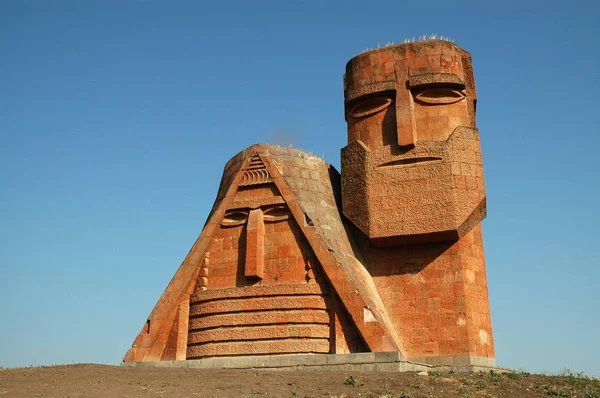 Stepanakert, Dağlık Karabağ heykeli — Stok fotoğraf
