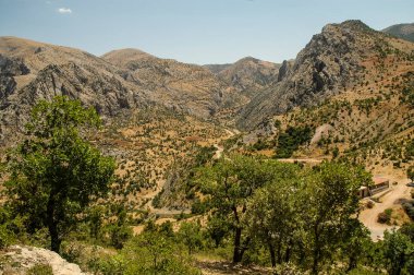 Kurak manzara. Kuzey Kürdistan, Türkiye