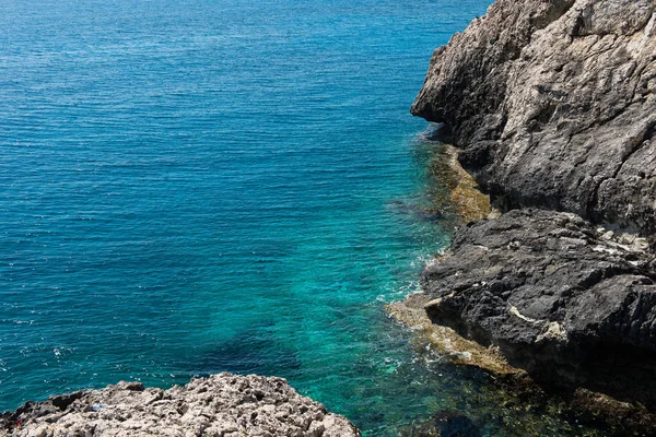 Rocky coastline in Cyprus — Stock Photo, Image