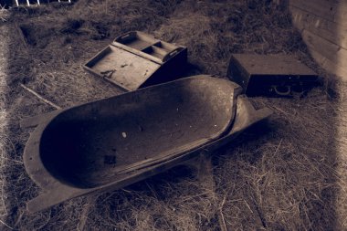 Vintage Araçları'nda terk edilmiş döken