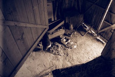 Vintage Araçları'nda terk edilmiş döken