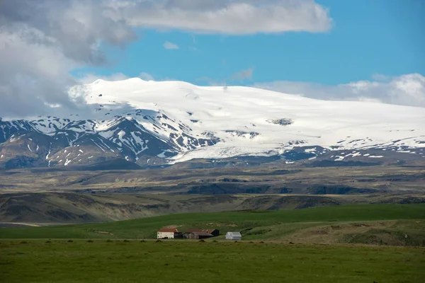 Geleira Solheimajokull, Islândia — Fotografia de Stock