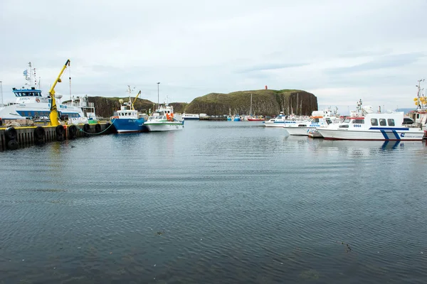 Puerto de Stykkisholmur, península de Snaefellsnes, Islandia — Foto de Stock