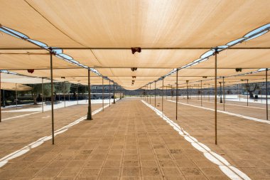 Praying tents on Temple Mount, Jerusalem, Israel