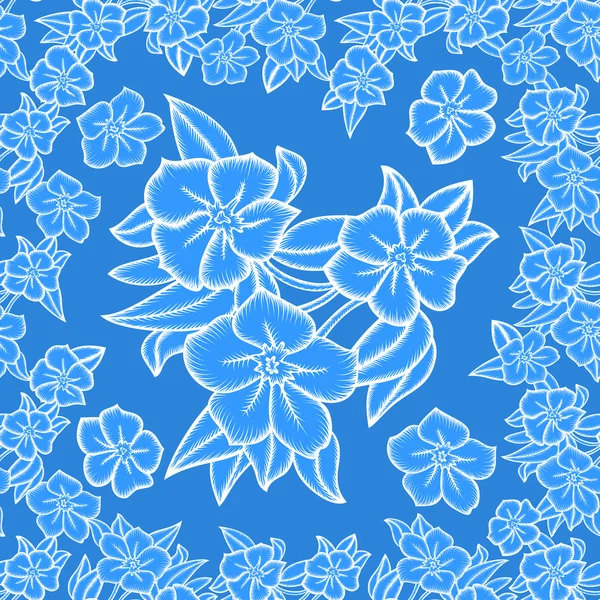 Seamless floral pattern — Stock Vector