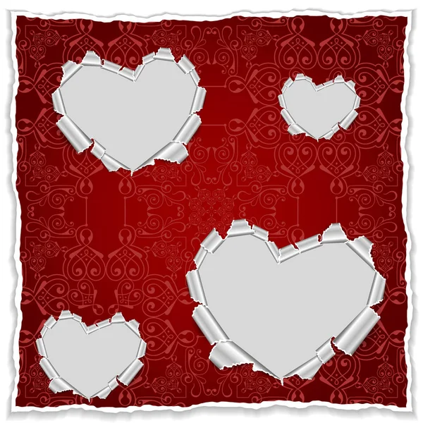 Tarjeta de San Valentín — Archivo Imágenes Vectoriales