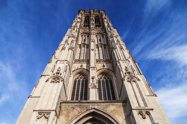 Mechelen Saint Öztuna'nın çan kulesi — Stok fotoğraf