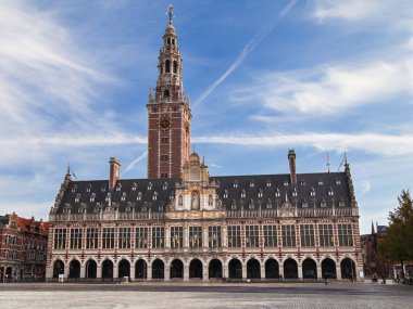 Bir Leuven Üniversitesi Kütüphanesi