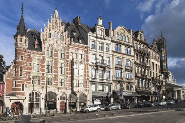 Coudenberg 'deki Art Nouveau Binaları — Stok fotoğraf