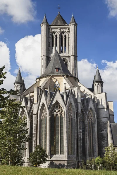Церковь Святого Николая в Генте — стоковое фото