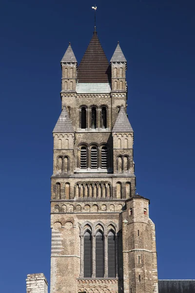 Bruges katedral Kulesi — Stok fotoğraf