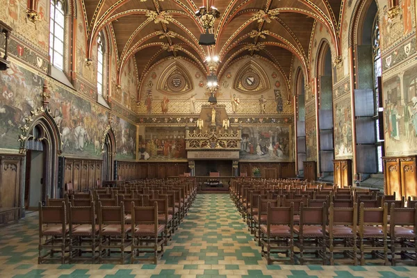 Interior da Câmara Municipal de Bruges — Fotografia de Stock