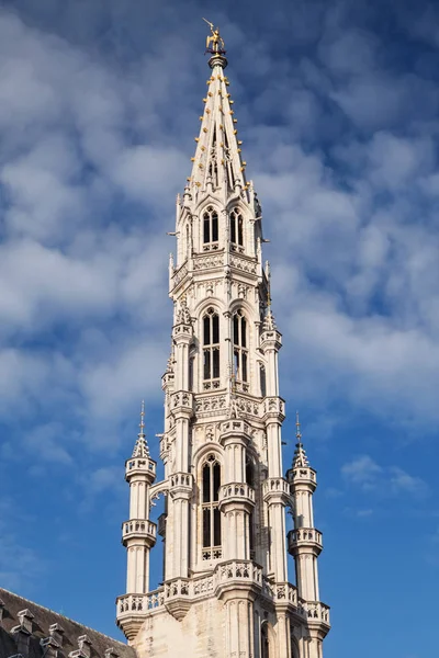 Spire of Brussels Town Hall — Stock Photo, Image