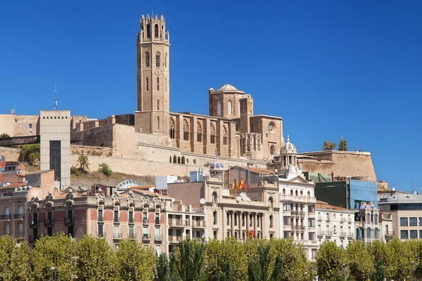 Alte kathedrale von lleida — Stockfoto