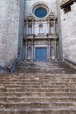 Girona St Felix bazilikanın Barok cephe