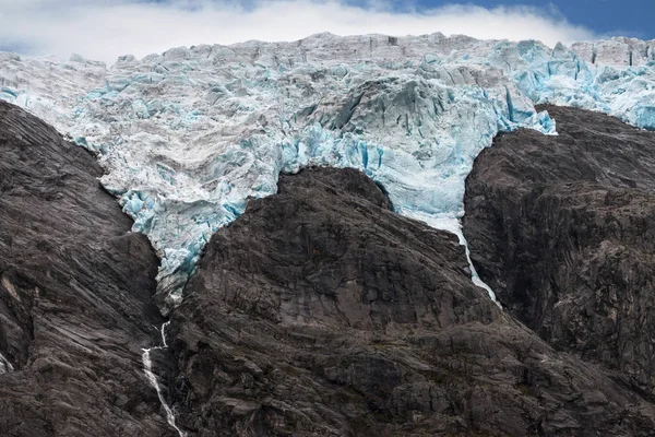 Glaciar Flatbreen — Foto de Stock