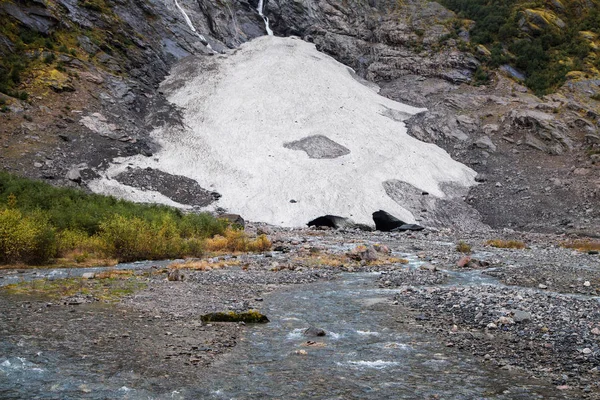 Lower Supphellebreen Glacier — Stock Photo, Image