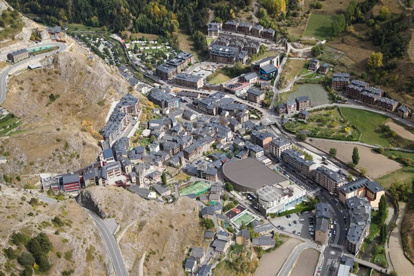 Aerial View of Canillo — Stock Photo, Image