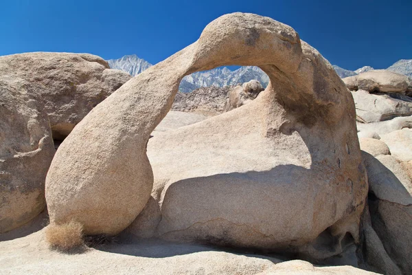 Mount Whitney Mobius Arch Alabama Hills Lone Pine California United — Stock Photo, Image