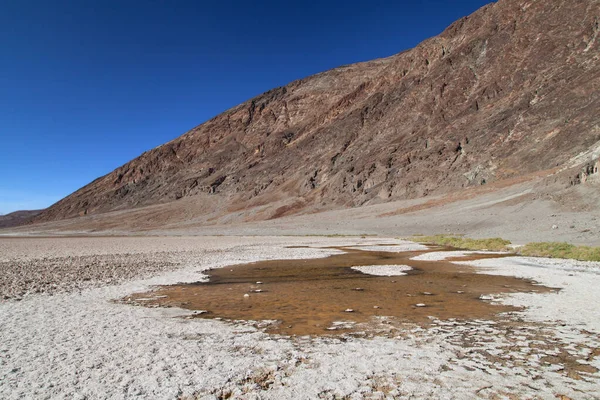 Λεκάνη Badwater Χαμηλότερο Σημείο Στη Βόρεια Αμερική Death Valley National — Φωτογραφία Αρχείου