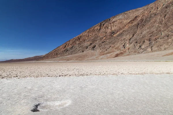 Badwater Basin Salt Flat Death Valley National Park カリフォルニア州 アメリカ — ストック写真