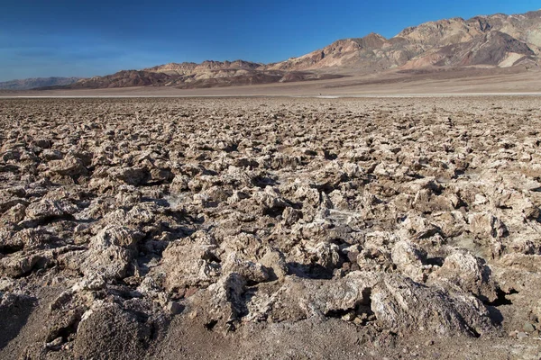 Devils Golf Course Death Valley National Park Californië Verenigde Staten — Stockfoto