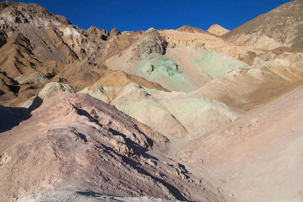 Πολύχρωμη Ρεματιά Στο Artist Palette Death Valley National Park Καλιφόρνια — Φωτογραφία Αρχείου